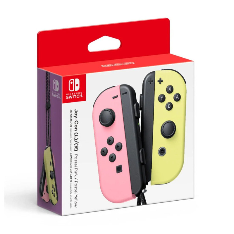 Nintendo Switch Joy-Con Pair - Pastel Pink & Pastel Yellow - وحدة تحكم